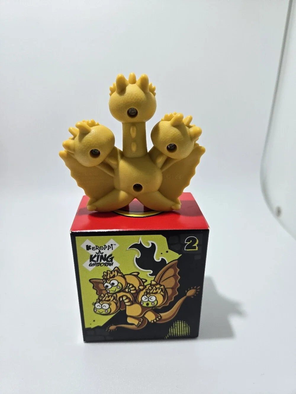 King Ghidorah Yellow Three-Headed Bird Figure - Pets Bird Collectible
